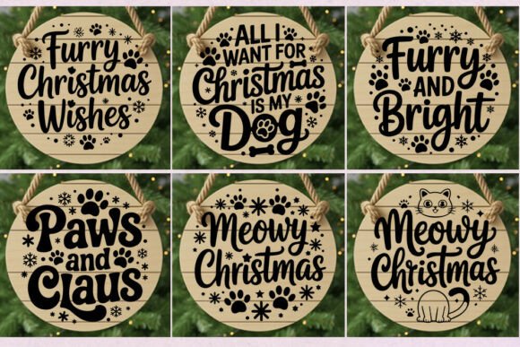 Christmas Pet Ornament SVG Bundle Dog