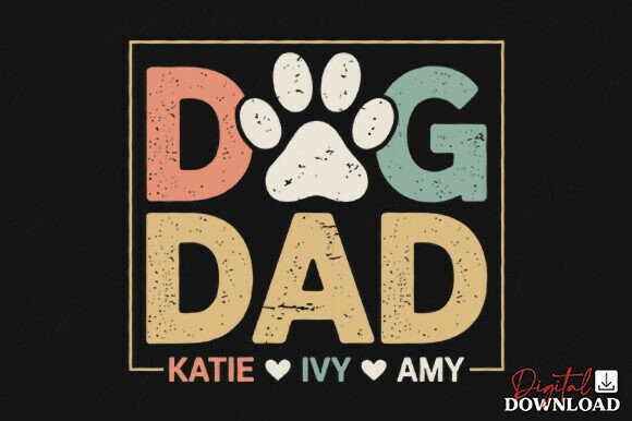 Dog Dad Shirt SVG Father's Day SVG