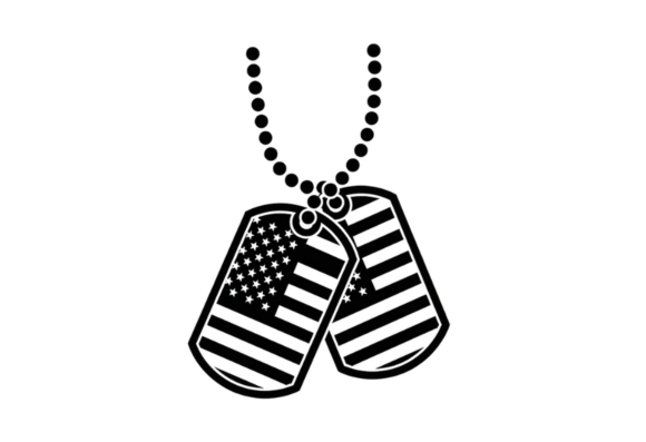 US Flag Dog Tags Necklace SVG Review